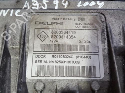 Engine control unit (ECU) RENAULT SCÉNIC II (JM0/1_) 1.5 dCi (JM02, JM13) | BP33493052M57 - Image 2