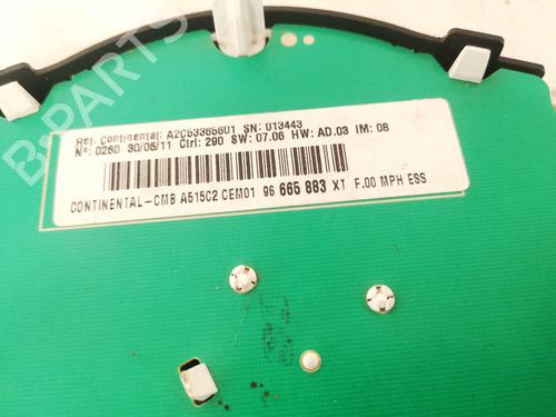Instrument cluster CITROËN C3 II (SC_) 1.4 | BP35468589C47 - Image 3