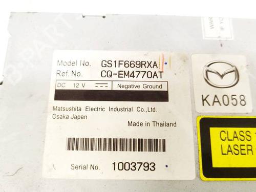 Radio MAZDA 6 Hatchback (GH) 2.0 MZR-CD (GH14) | BP35166613E6 - Image 2