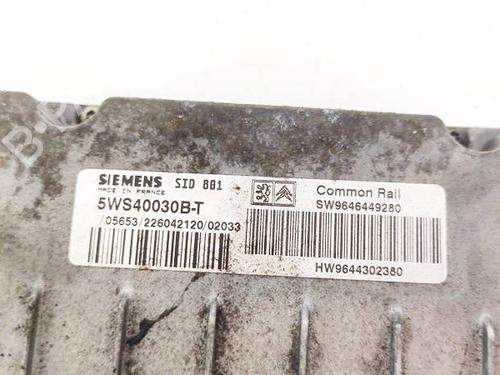 Engine control unit (ECU) PEUGEOT 307 (3A/C) 2.0 HDi 90 | BP32954064M57 - Image 2