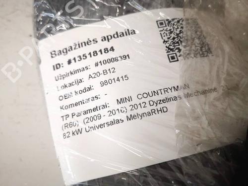 Boot lining BMW 5 (F10) 535 d | BP38610837I3 - Image 3