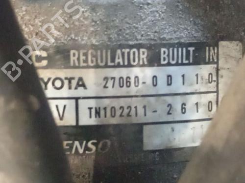 Alternator TOYOTA MATRIX (_E13_) 1.8 VVTi (ZZE132, ZZE134) | BP37512414M7 - Image 4
