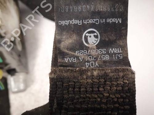 Front left seatbelt SKODA FABIA II (542) 1.4 | BP40519116I26 - Image 3