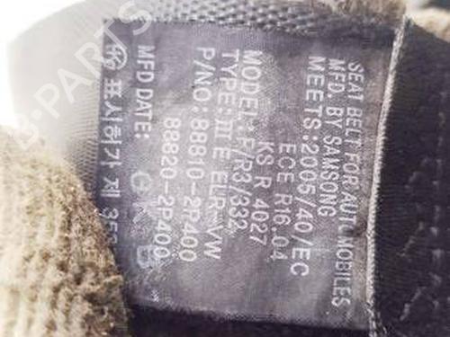 Front left seatbelt KIA SORENTO II (XM) 2.2 CRDi | BP35128373I26 - Image 3