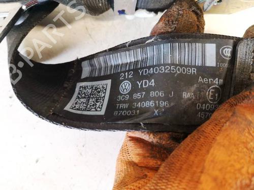 Rear right seatbelt VW PASSAT B6 (3C2) 2.0 TDI | BP35081704I28 - Image 3