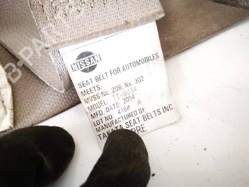 Front right seatbelt NISSAN QUEST (V42) 3.5 | BP35051394I25 - Image 3
