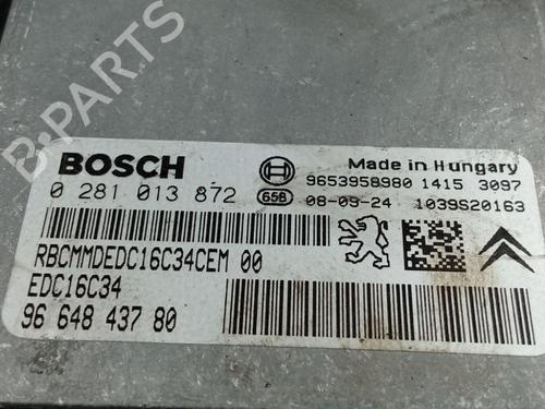 Engine control unit (ECU) CITROËN C5 III (RD_) 1.6 HDi 110 (RD9HZC) | BP39545536M57 - Image 5