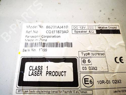 Radio SUBARU LEGACY V (BM) 2.0 D AWD (BMD) | BP34973676E6 - Image 2