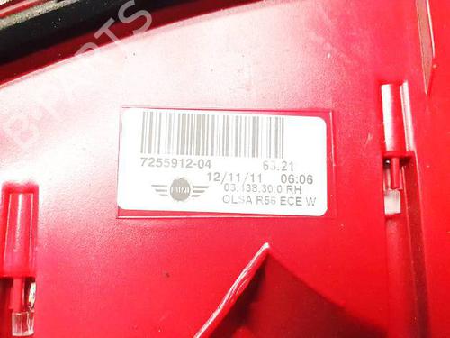 Right taillight MINI MINI (R56) One | BP34932305C35 - Image 3