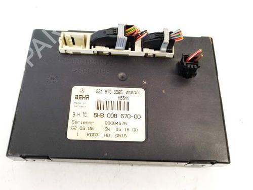 Used Electronic module Electronic module MERCEDES-BENZ S-CLASS (W221, V221) S 350 (221.056, 221.156) (272 hp) 34575027 34575027