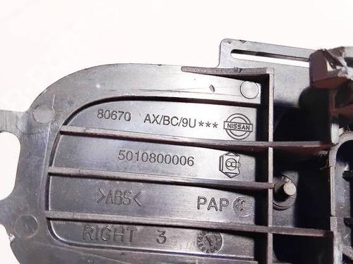 Front right interior door handle NISSAN NOTE (E11, NE11) 1.5 dCi | BP35041867I14 - Image 3