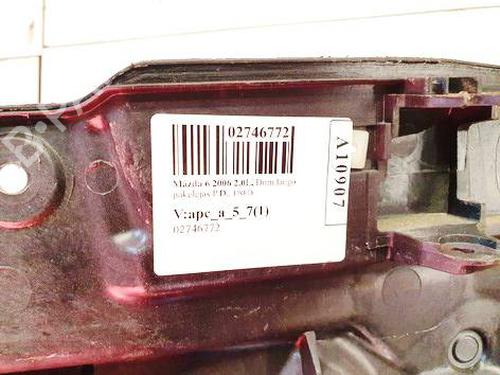 Front right window mechanism MAZDA 6 Hatchback (GG) 2.0 DI (GG14) | BP34826826C23 - Image 2