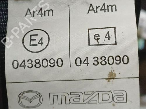 Rear left seatbelt MAZDA 3 (BL) 2.2 MZR CD (BL10) | BP34739801I29 - Image 4