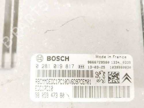 Engine control unit (ECU) PEUGEOT PARTNER Box Body/MPV 1.6 HDi | BP32535016M57 - Image 2