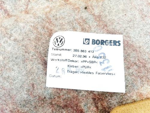 Rear parcel shelf VW PASSAT B5 Variant (3B5) 1.9 TDI | BP35481659C85 - Image 3