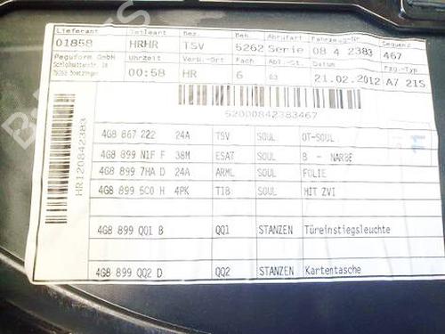 Rear right panel AUDI A7 Sportback (4GA, 4GF) 3.0 TFSI quattro | BP35062231C61 - Image 3