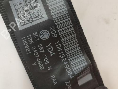 Front right seatbelt VW PASSAT B6 (3C2) 1.9 TDI | BP36658024I25 - Image 4