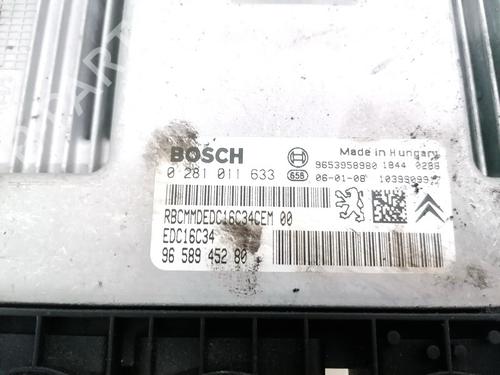 Engine control unit (ECU) PEUGEOT 407 (6D_) 1.6 HDi 110 (6D9HZC, 6D9HYC) | BP32889875M57 - Image 3