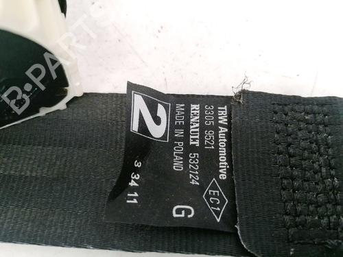 Rear left seatbelt RENAULT TWINGO II (CN0_) 1.2 16V (CN04, CN0B) | BP35431806I29 - Image 3