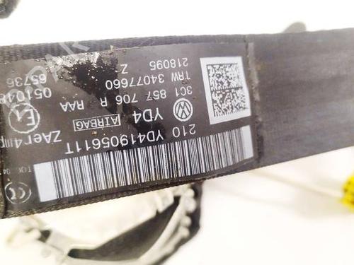 Front right seatbelt VW PASSAT B6 (3C2) 1.9 TDI | BP35102165I25 - Image 3