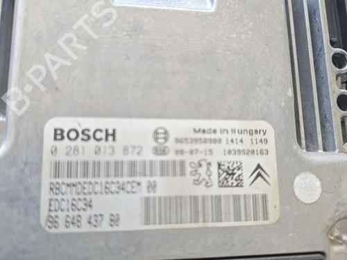 Engine control unit (ECU) CITROËN C5 III (RD_) 1.6 HDi 110 (RD9HZC) | BP36102697M57 - Image 3