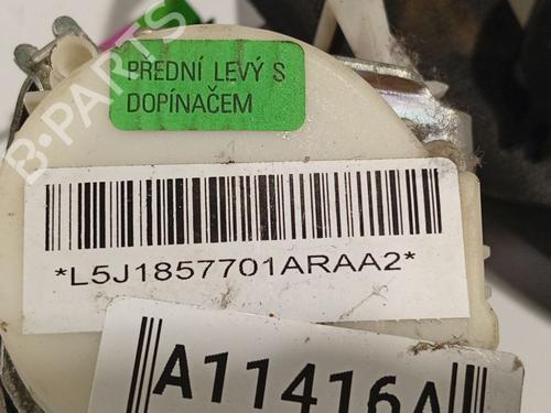 Front left seatbelt SKODA FABIA II (542) 1.9 TDI | BP37505018I26 - Image 5