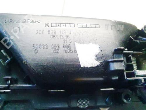 Rear left interior door handle VW PASSAT B8 (3G2, CB2) 2.0 TDI | BP39999400I15 - Image 3