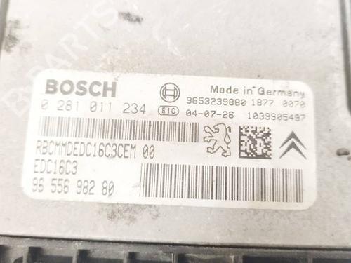 Engine control unit (ECU) PEUGEOT 307 (3A/C) 1.6 HDi 110 | BP32605618M57 - Image 2