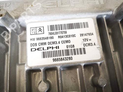 Engine control unit (ECU) CITROËN C5 III (RD_) 2.0 HDi 140 (RDRHF8, RDRHFA, RDRHA8, RDRHAJ) | BP32957080M57 - Image 2