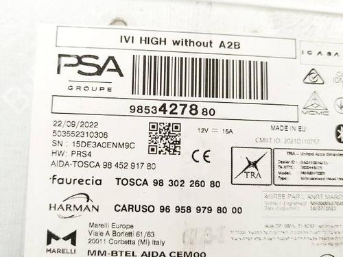Radio OPEL ASTRA L (OV5) 1.2 (FPHNSL, FPHNSR) | BP34739704E6 - Image 2