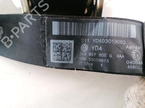 Rear left seatbelt VW PASSAT B6 (3C2) 2.0 TDI 4motion | BP35537855I29 - Image 2