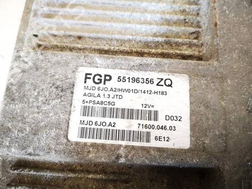 Engine control unit (ECU) OPEL AGILA A (H00) 1.3 CDTI (F68) | BP32956623M57 - Image 2