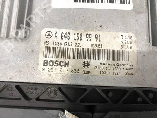 Engine control unit (ECU) MERCEDES-BENZ VITO Bus (W639) 109 CDI (639.701, 639.703, 639.705) | BP32581779M57 