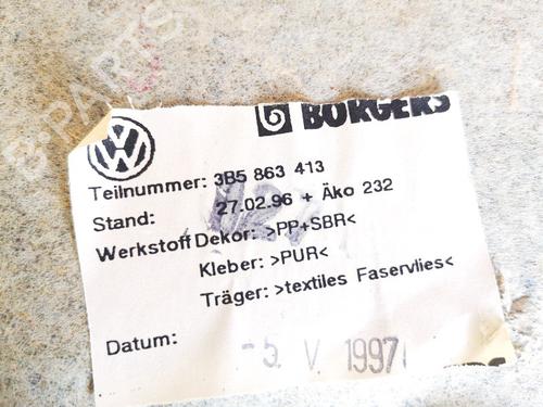 Rear parcel shelf VW PASSAT B5 Variant (3B5) 1.8 | BP35600074C85 - Image 3