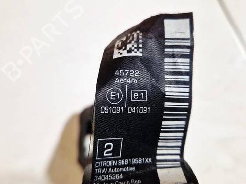 Rear left seatbelt CITROËN C3 II (SC_) 1.4 HDi 70 (SC8HZC, SC8HR0, SC8HP4) | BP34999915I29 - Image 3