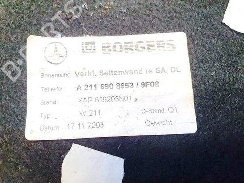 Boot lining MERCEDES-BENZ E-CLASS (W211) E 200 CDI (211.004) | BP35035674I3 - Image 3