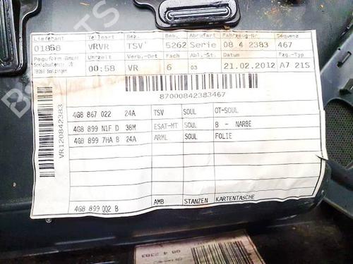 Front right panel AUDI A7 Sportback (4GA, 4GF) 3.0 TFSI quattro | BP35063162C59 - Image 3