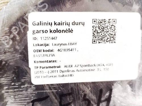 Speaker AUDI A7 Sportback (4GA, 4GF) 3.0 TDI quattro | BP37063855E2 - Image 3