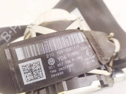 Front right seatbelt VW PASSAT B7 (362) 2.0 TDI | BP35154354I25 - Image 3