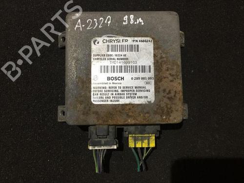 Used ECU airbags ECU airbags CHRYSLER VOYAGER / GRAND VOYAGER III (GS_, NS_) 2.5 TD (116 hp) 33483756 33483756