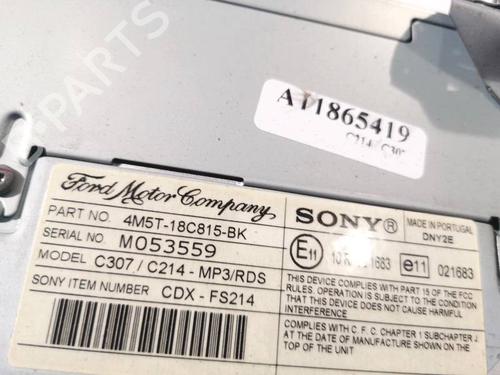 Radio FORD FOCUS C-MAX (DM2) 1.6 TDCi | BP39574887E6 - Image 3