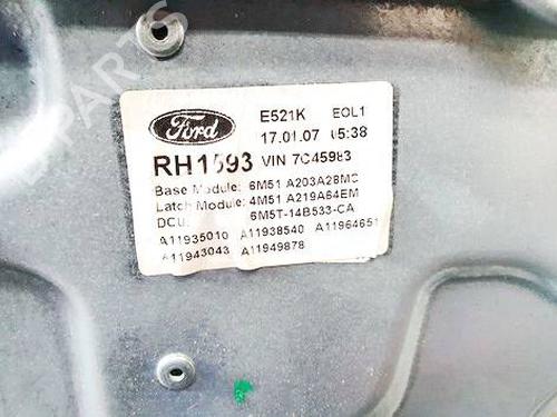 Front right window mechanism FORD FOCUS II (DA_, HCP, DP) 1.6 TDCi | BP34894660C23 - Image 3