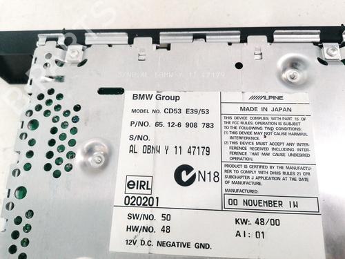 Radio BMW X5 (E53) 4.4 i | BP35512878E6 - Image 3