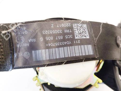 Rear left seatbelt VW PASSAT B6 (3C2) 2.0 TDI | BP36506688I29 - Image 3