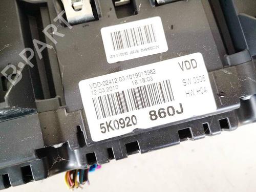 Instrument cluster VW GOLF VI (5K1) 1.6 TDI | BP35389226C47 - Image 2