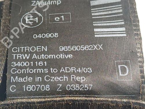 Front right seatbelt CITROËN C5 III (RD_) 2.0 HDi (RDRHD8, RDRHDJ, RDRHR8, RDRHRJ) | BP34940926I25 - Image 4