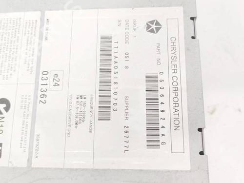 Radio DODGE JOURNEY 2.0 CRD | BP35309932E6 - Image 3