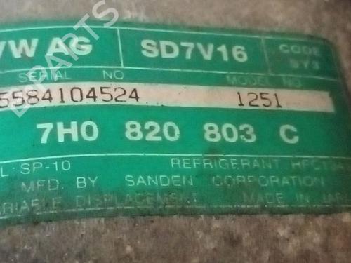 AC compressor VW TRANSPORTER T5 Van (7HA, 7HH, 7EA, 7EH) VR6 3.2 4motion | BP38183597M34 - Image 4