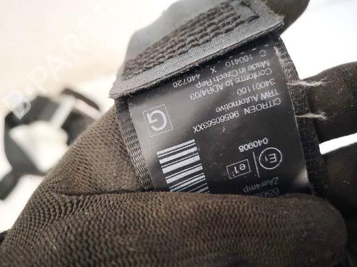 Front left seatbelt CITROËN C5 III (RD_) 1.6 HDi 110 (RD9HZC) | BP36759255I26 - Image 3