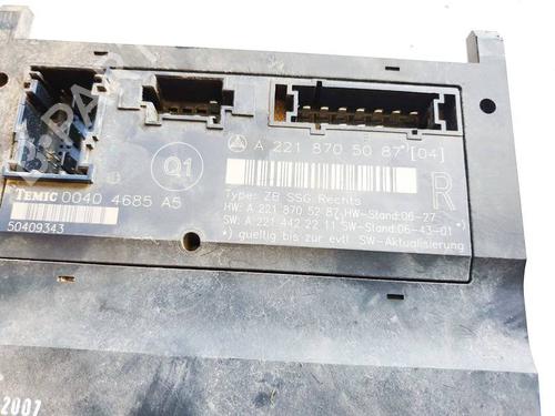 Electronic module MERCEDES-BENZ S-CLASS (W221, V221) S 320 CDI (221.022, 221.122) | BP35251141M83 - Image 2